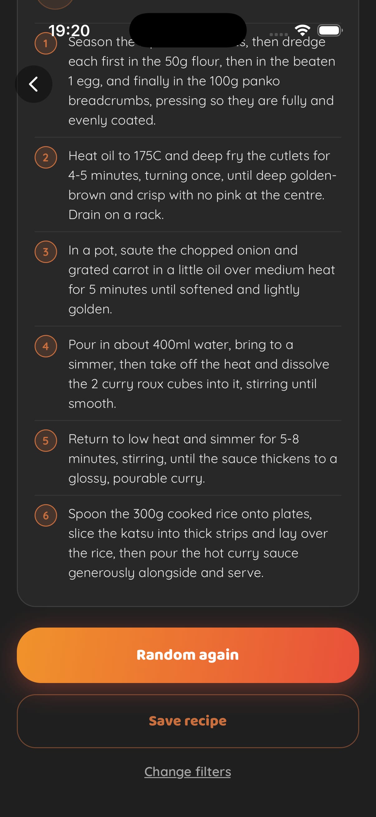 Cooking Steps