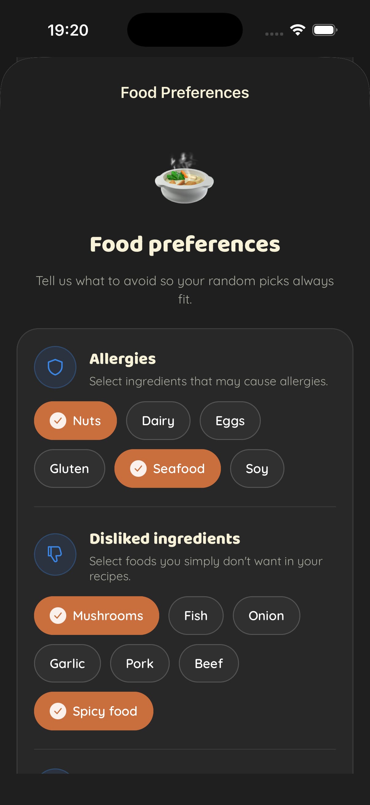 Food Preferences