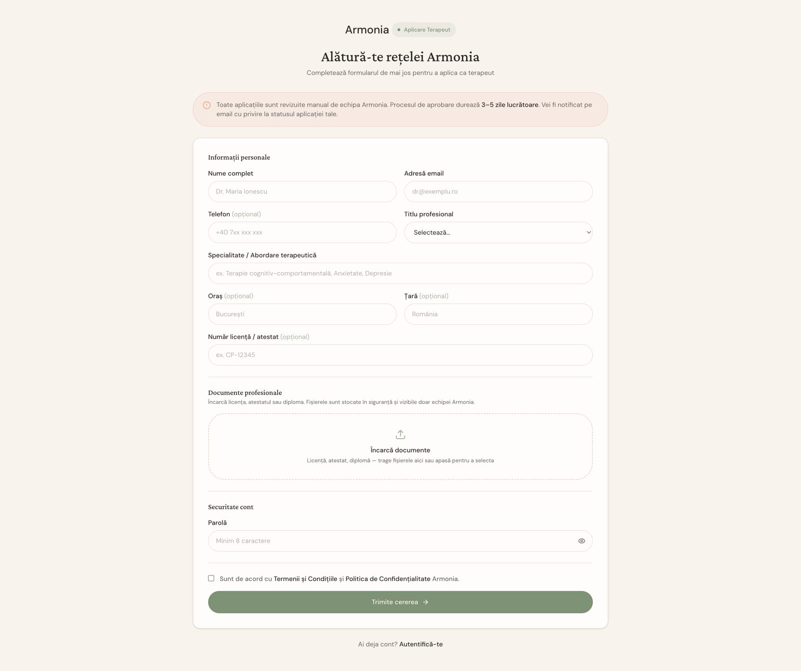 Apply — Therapist