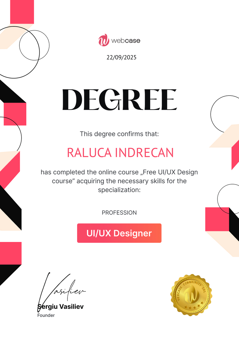 Free UI/UX Design course