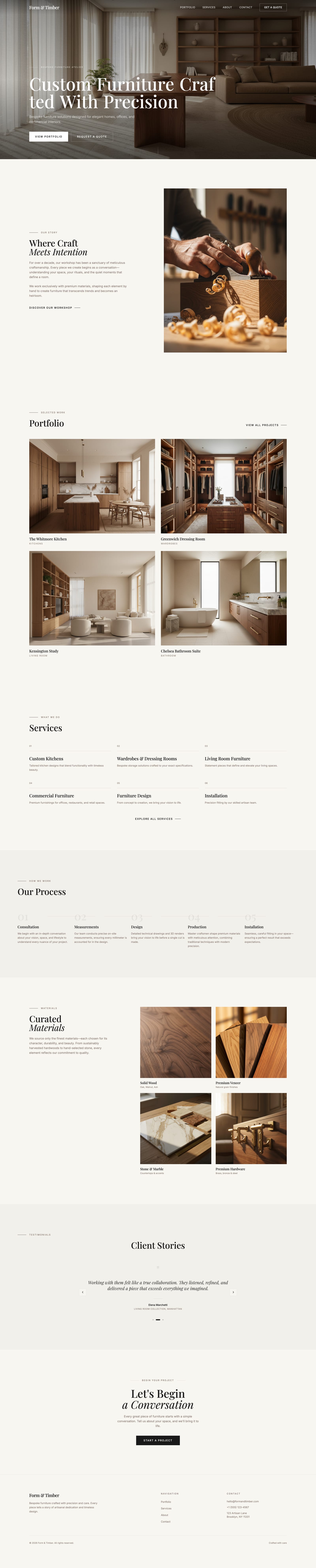 Form&Timber — Full Page