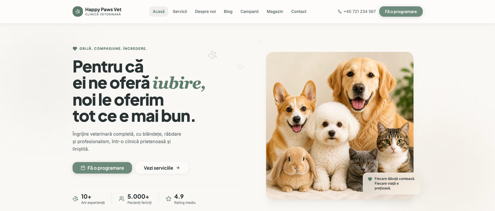Happy Paws Vet — Veterinary Clinic